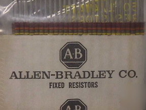 100 allen bradley 22K 1/4W 5% carbon comp resistors