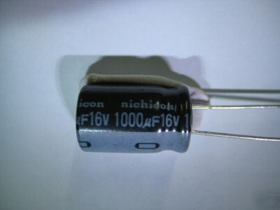 1000UF 16V nichicon alum electr radial capacitors 20PCS