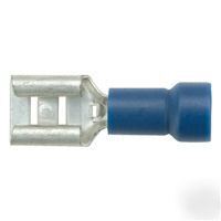 20 x blue 6.3MM female spade crimp connectors