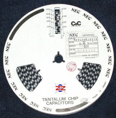 10UF 16V tantalum smt capacitor 10MF tant reel of 500