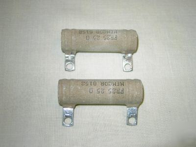 25 ohm 25 watt tunnel power resistors