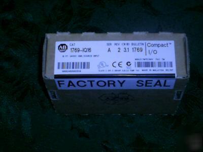 Allen bradley # 1769-IQ16 ser.a REV2 factory sealed 