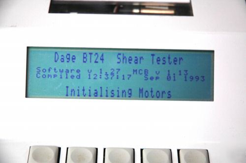 Dage BT24 bt 24 shear bond tester sheartester wire