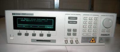 Hp / agilent 8168F tunable laser source with option 21