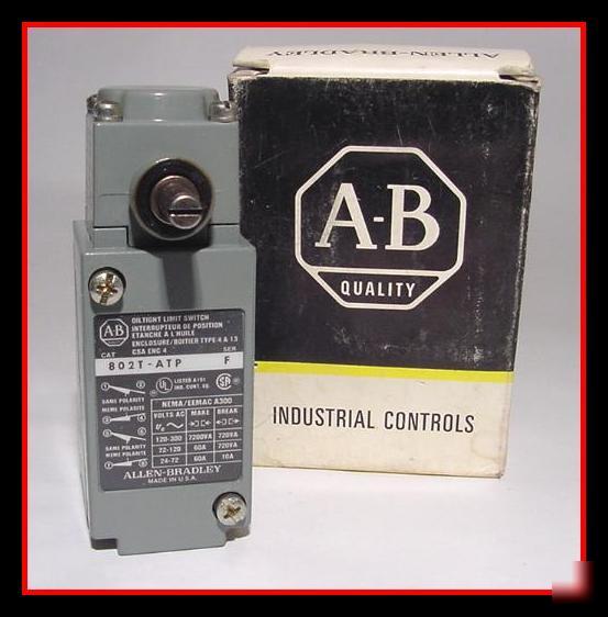 New allen bradley 802T-atp oil tight limit switch f ser