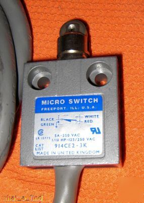 New honeywell 914CE2-3K miniature limit switch 914CE23K