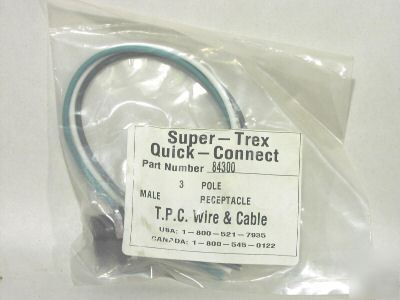 New tpc 84300 ref 1R3006A20A120 cable assy 40909 