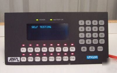 Uticor pci 185 operator interface 185-42A1N032E1 nnb