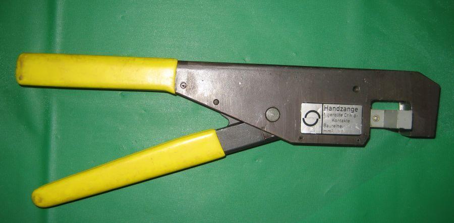 Handzange wire terminal crimper