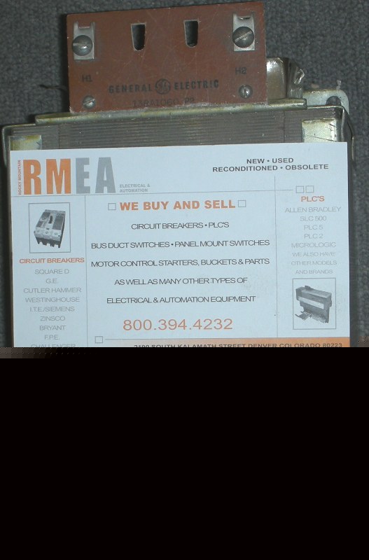 Ge industrial control transformer 9T56Y2835 used