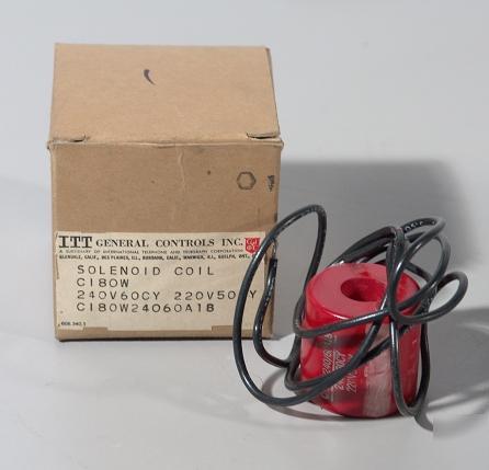 Itt general controls solenoid coil C180W lot of 4
