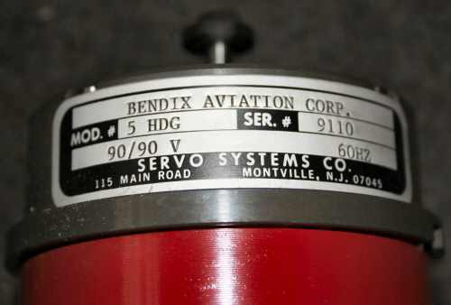 New bendix aviation servo systems motor 90V 60HZ 5-hdg 