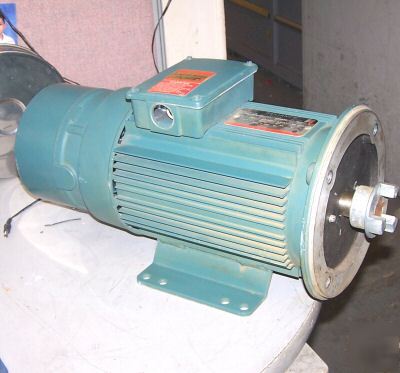 New reliance 3 hp ac electric brake motor WD182TC 