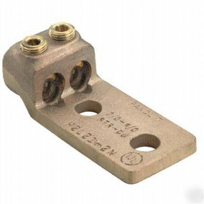 Pressure term conn. two barrel lug panduit H2L8-2N-2
