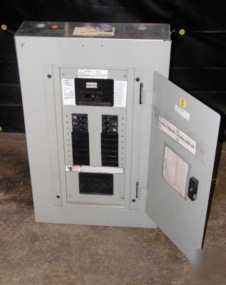 Siemens 225 amp main breaker P1 panelboard 208Y/120 vac