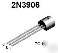 Transistor F830 2N3906 pnp general purpose amplifier 10
