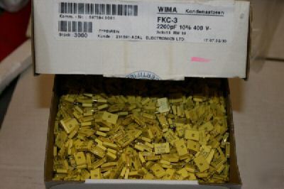 Wima fkc-3 2200PF 400V capacitors qty 3000