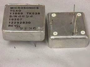 2 microsonic tcxo TK538 crystal oscillators
