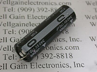 Matsushita strobe photo flash capacitor 170UF 340SV nos