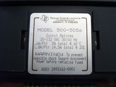 Texas instruments 500-5056 ti 5005056 siemens as is