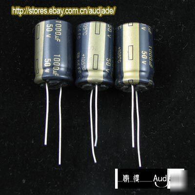 New 24PCS 1000UF 50V panasonic fc audio capacitors 