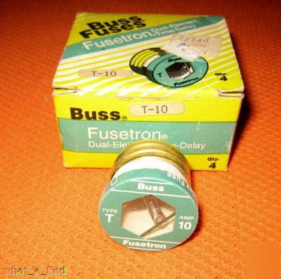 New 4 buss fuestron t-10 fuse screw in plug T10 