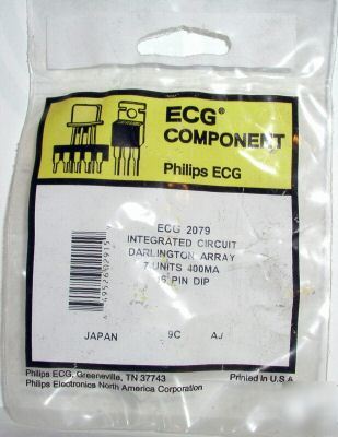 New NTE2079 ECG2079 darlington transistor array 