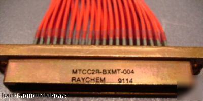 New raychem MTCC2R-BXMT004 cable assembly CH27608002004