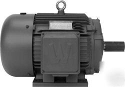 1.5 hp three phase motor 143 t frame 1800 rpm tefc