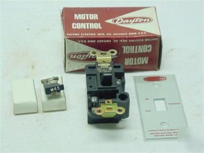 Electric motor starter dayton 1 HP115/230 v.a.c. nos