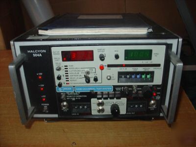 Halcyon 504A w/ 520B3 universal test system