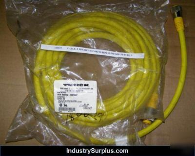 New turck cable # rym rkm 55-7M/S600 5 pin 20FT m-f 