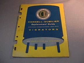 Vintage cornell-dubilier replacement guide