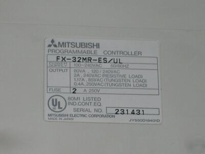 Mitsubishi melsec plc controller fx-32MR es/ul