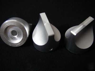 New 1PCS, 28X28 solid silver stove top volume knobs, 