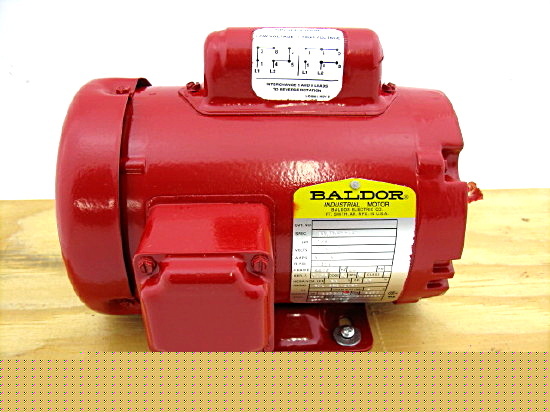 New baldor electric motor 1/4 hp spec 34R10-9906 tefc 