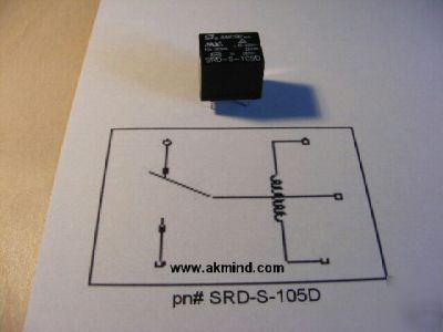 One pcb 12A power relay with 5VDC coil