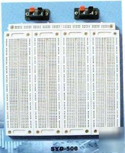 Solderless breadboard 2860 pts w/ 4 posts + 200 wires