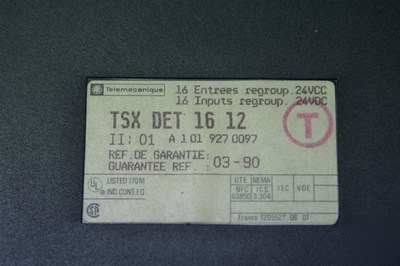 Telemecanique TSXDET1612 - 16 way input card