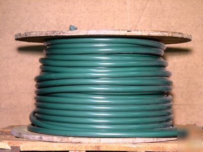 4/0 cable; green flexible cable , sold per ft, 350'
