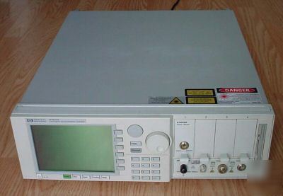Hp 8164A lightwave measurement system w/ 81680A +81632A