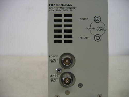 Hp (agilent) 41420A source/monitor (smu) plug-in 4142B