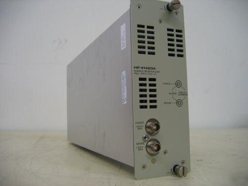 Hp (agilent) 41420A source/monitor (smu) plug-in 4142B