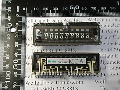 Itron FG95A1 9 digit vfd / fluorescent display gr 