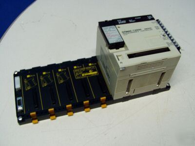 Omron programmable cpu unit C200H-CPU01-e w/ rack