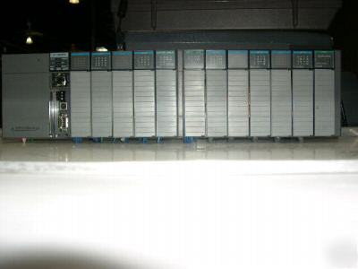 Ab slc 500 full 10 slot rack plc