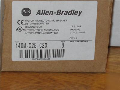 Allen bradley 140M-C2E-C20 140MC2EC20 starter 