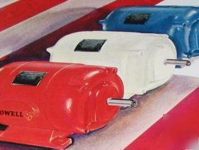 Howell electric motors red white & blue victory-1942 ad
