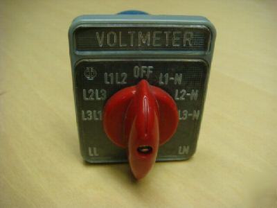 Kraus & naimer blue line C11 rotary voltmeter switch