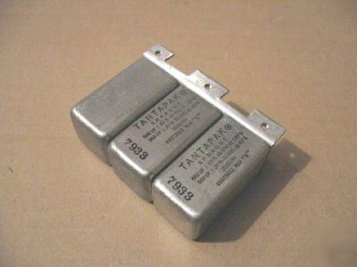 Lot 3 tantalum capacitor tantapak 560UF 40 - 60VDC